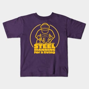 Steelmanning for a Living - Lex Fridman Gifts & Merch Fan Design Kids T-Shirt